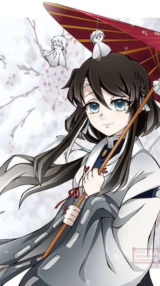ai character: kimetsu❄️🌨 background