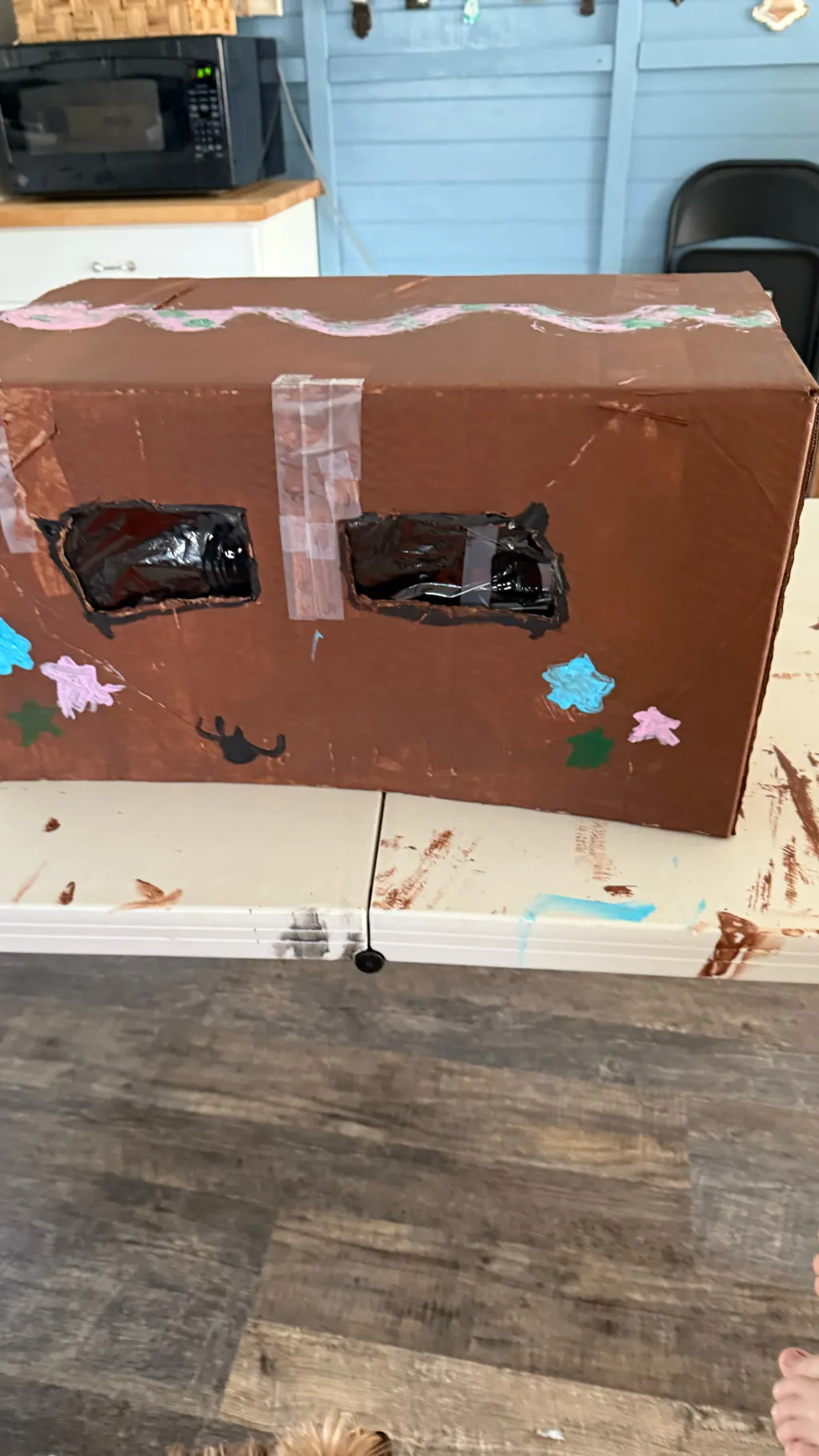 ai character: 1x pillow background