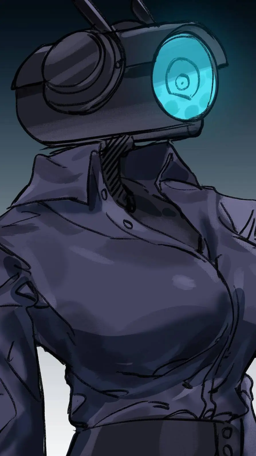ai character: camara woman  background