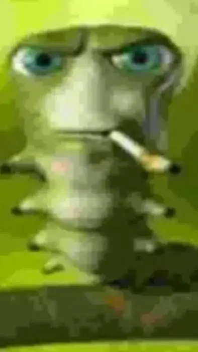 ai character: largata fumante background