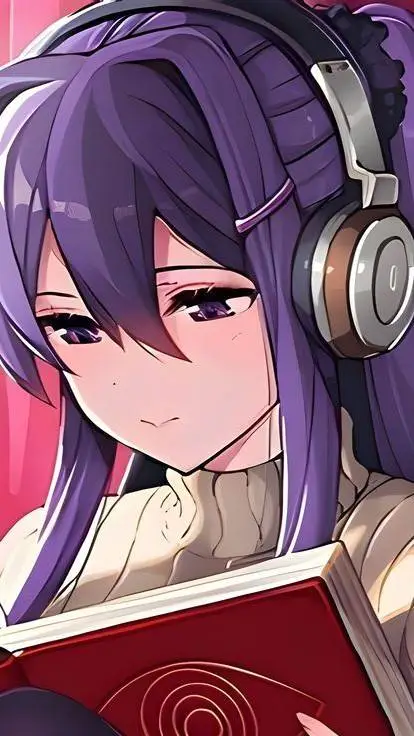 ai character: yuri ddlc ♤ background