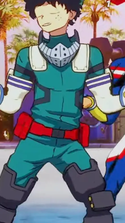 ai character: MHA chill day background