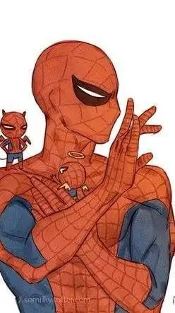 ai character: Spider-man  background