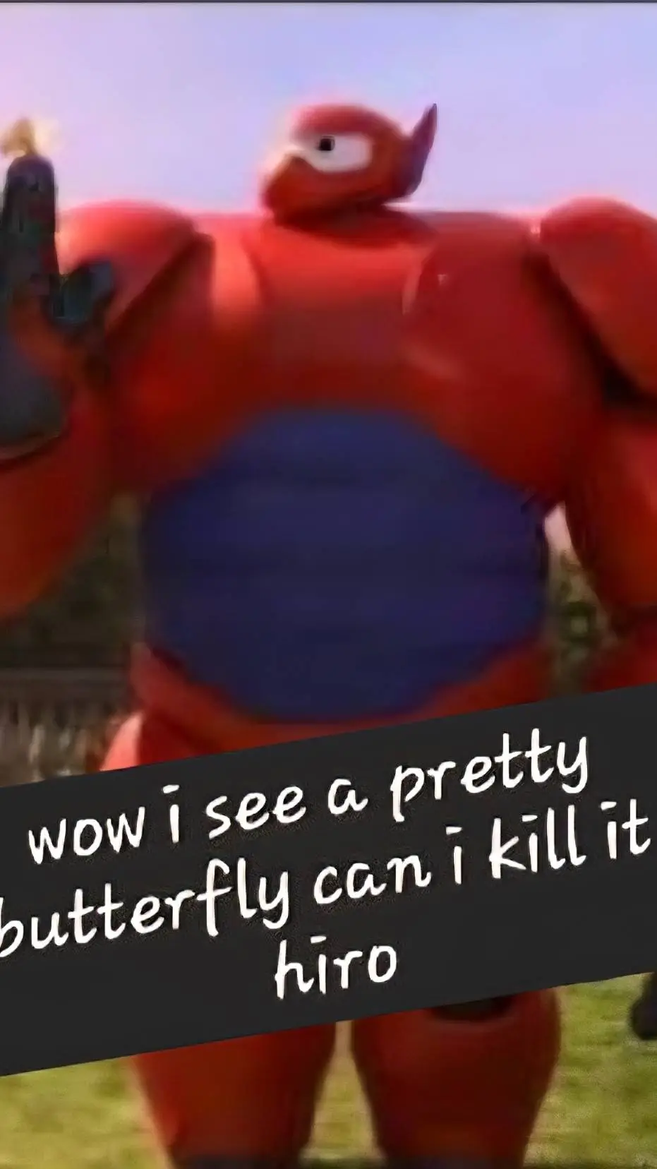 ai character: baymax background