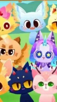 ai character: 🌸Kitten elves💐 background