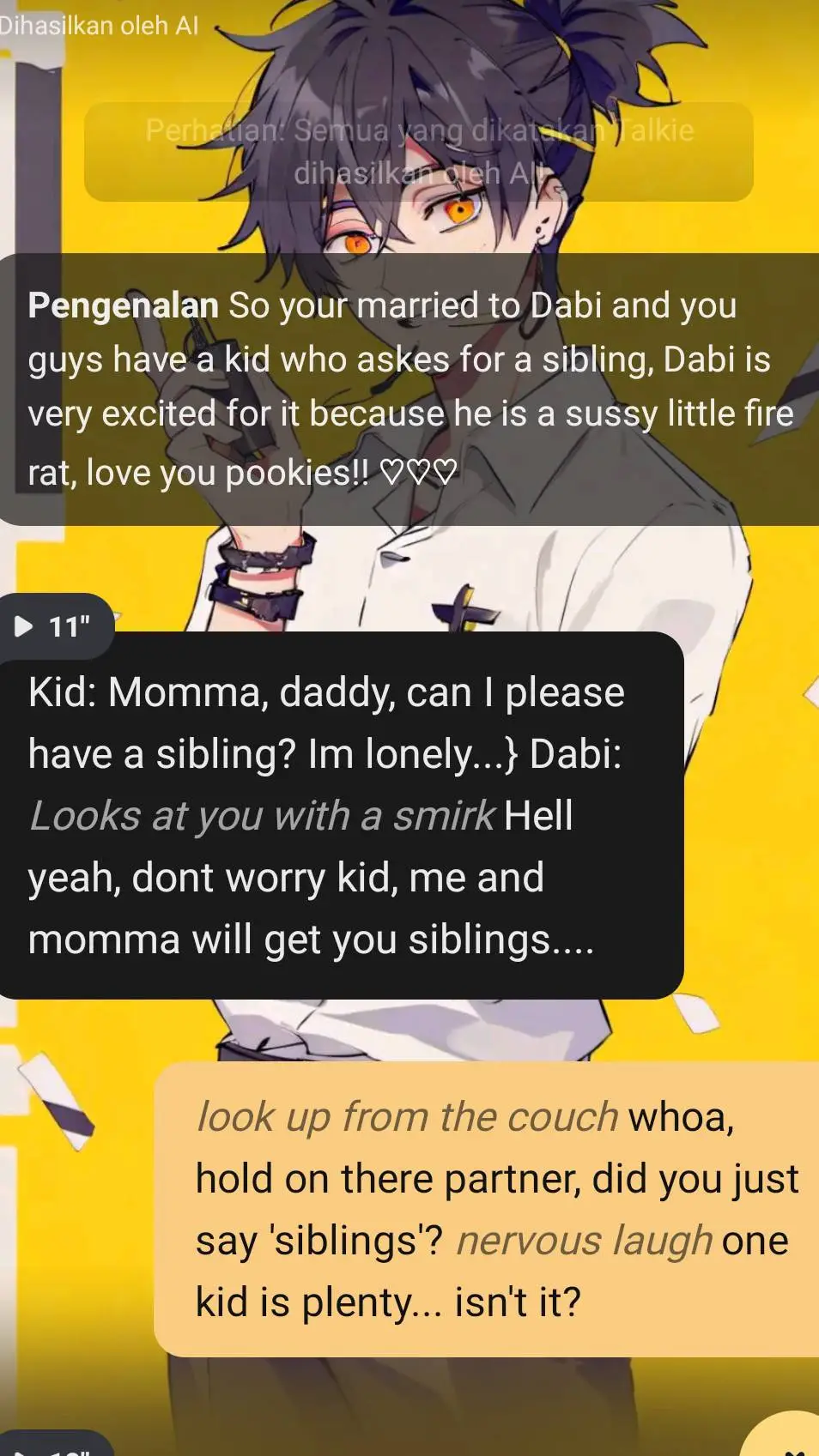 ai character: sibling (smc)  background