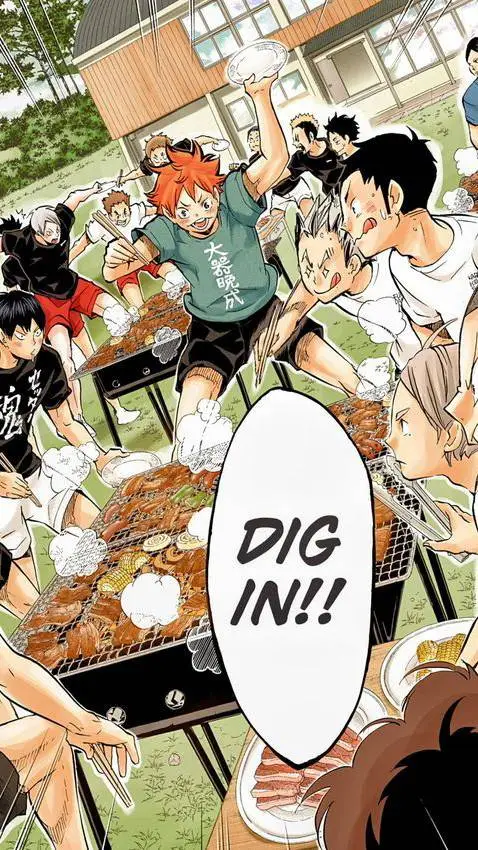 ai character: haikyuu sleepover! background