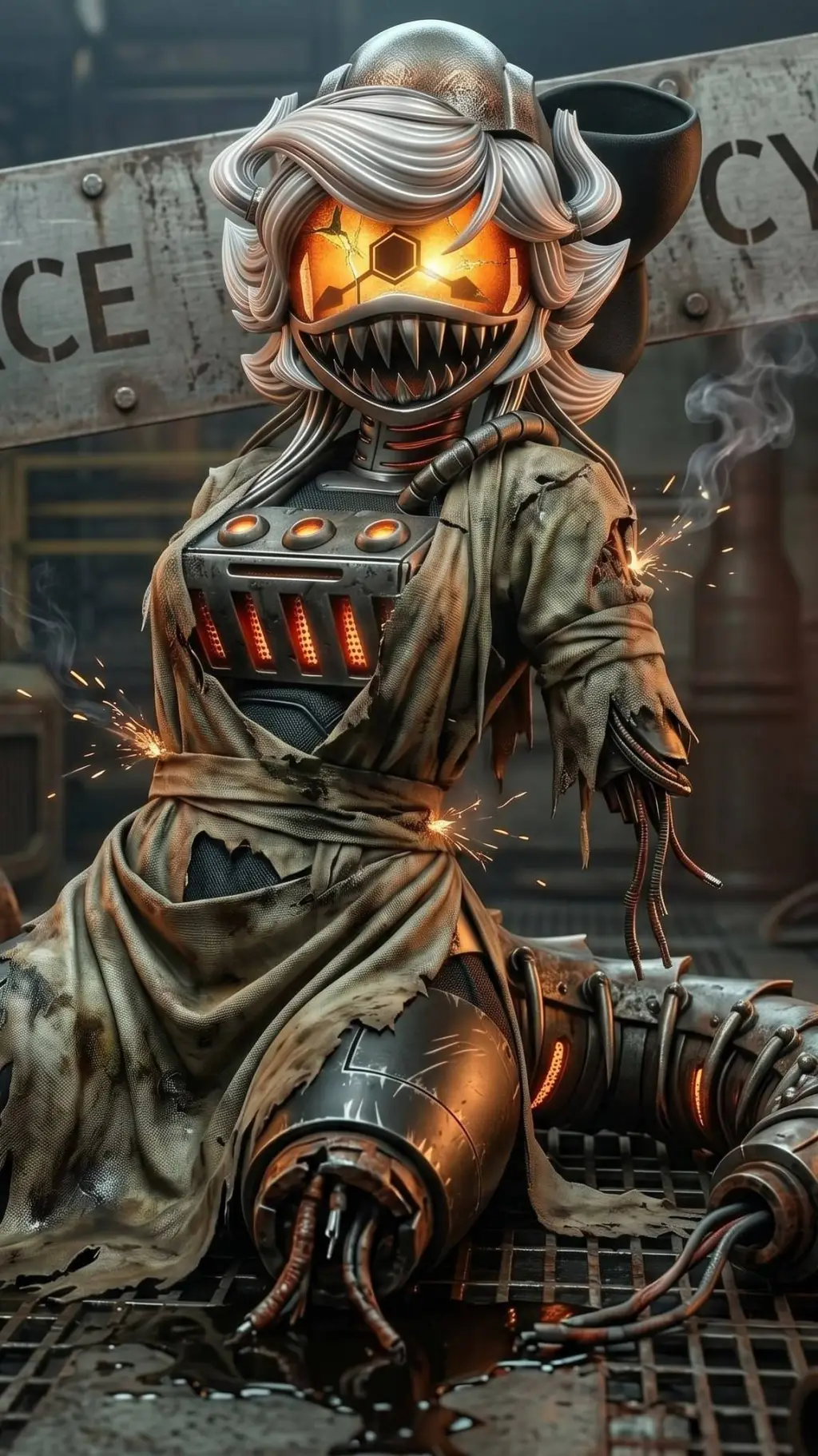 ai character: сін  background