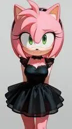 ai character: Amy Rose emo  background