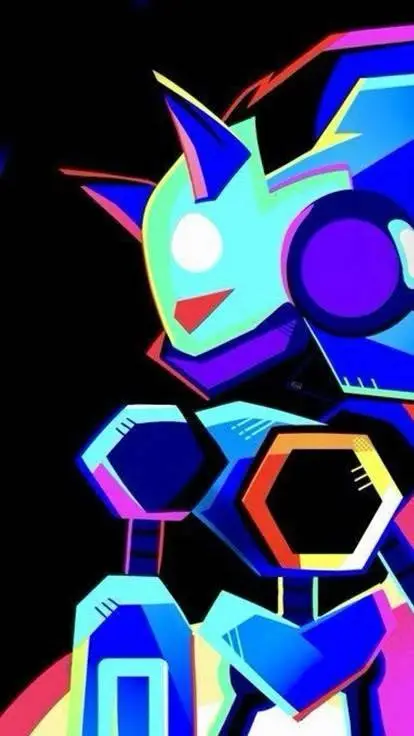 ai character: chaos Sonic  background