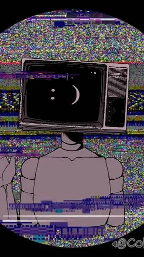ai character: Tv robot background