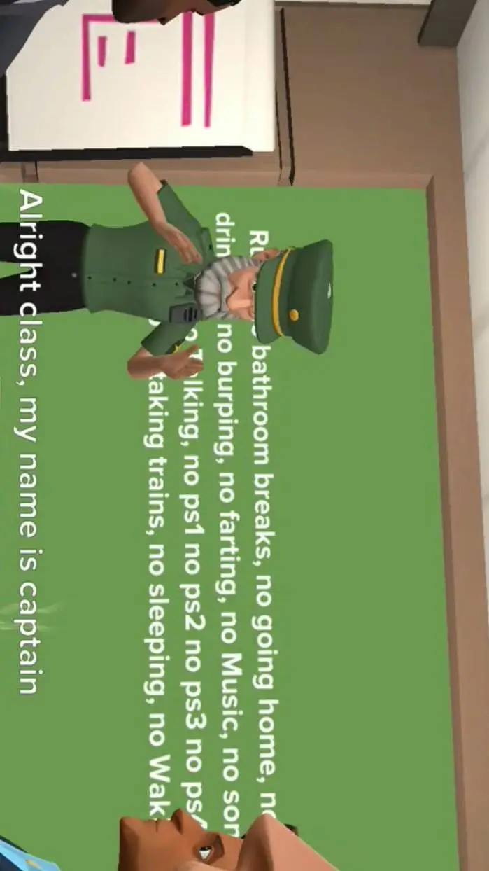 ai character: dw Military school background