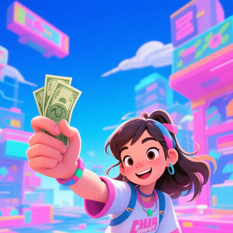 chat with ai character: Robux girl 
