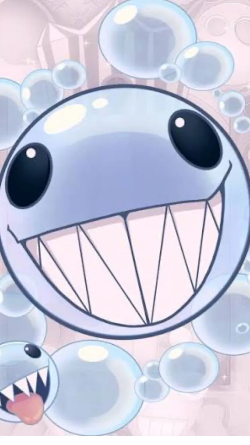ai character: Bubble background