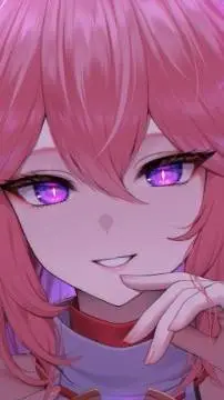 ai character: 🌸🦊 𝚈𝚊𝚎 𝙼𝚒𝚔𝚘  🦊🌸 background