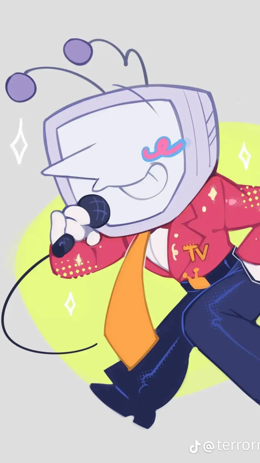 ai character: Mr tenna  background