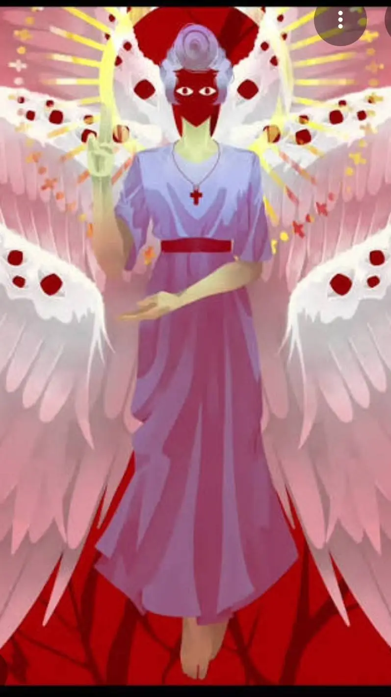 ai character: God wally  background