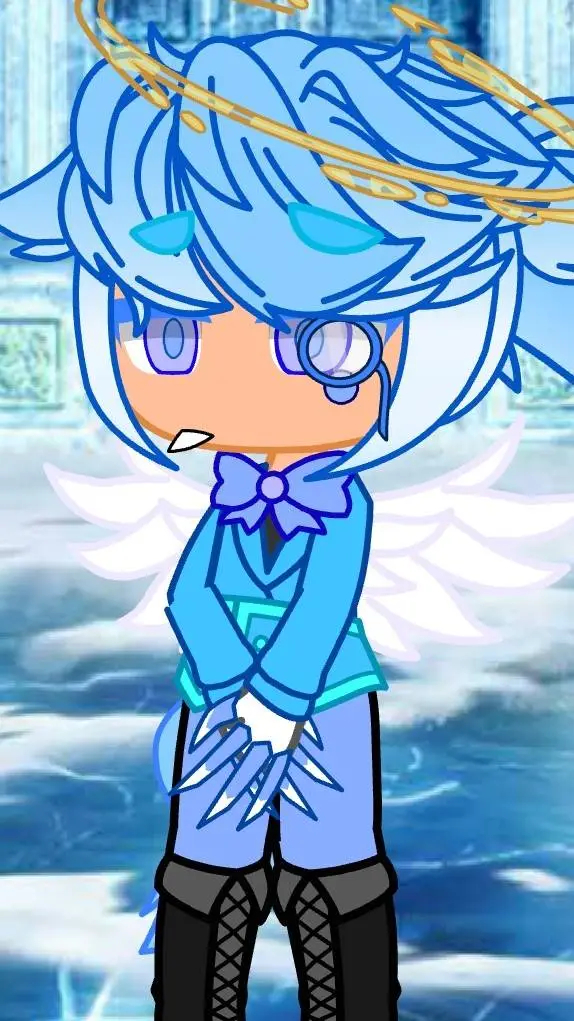 ai character: Hazbin hotel heven background