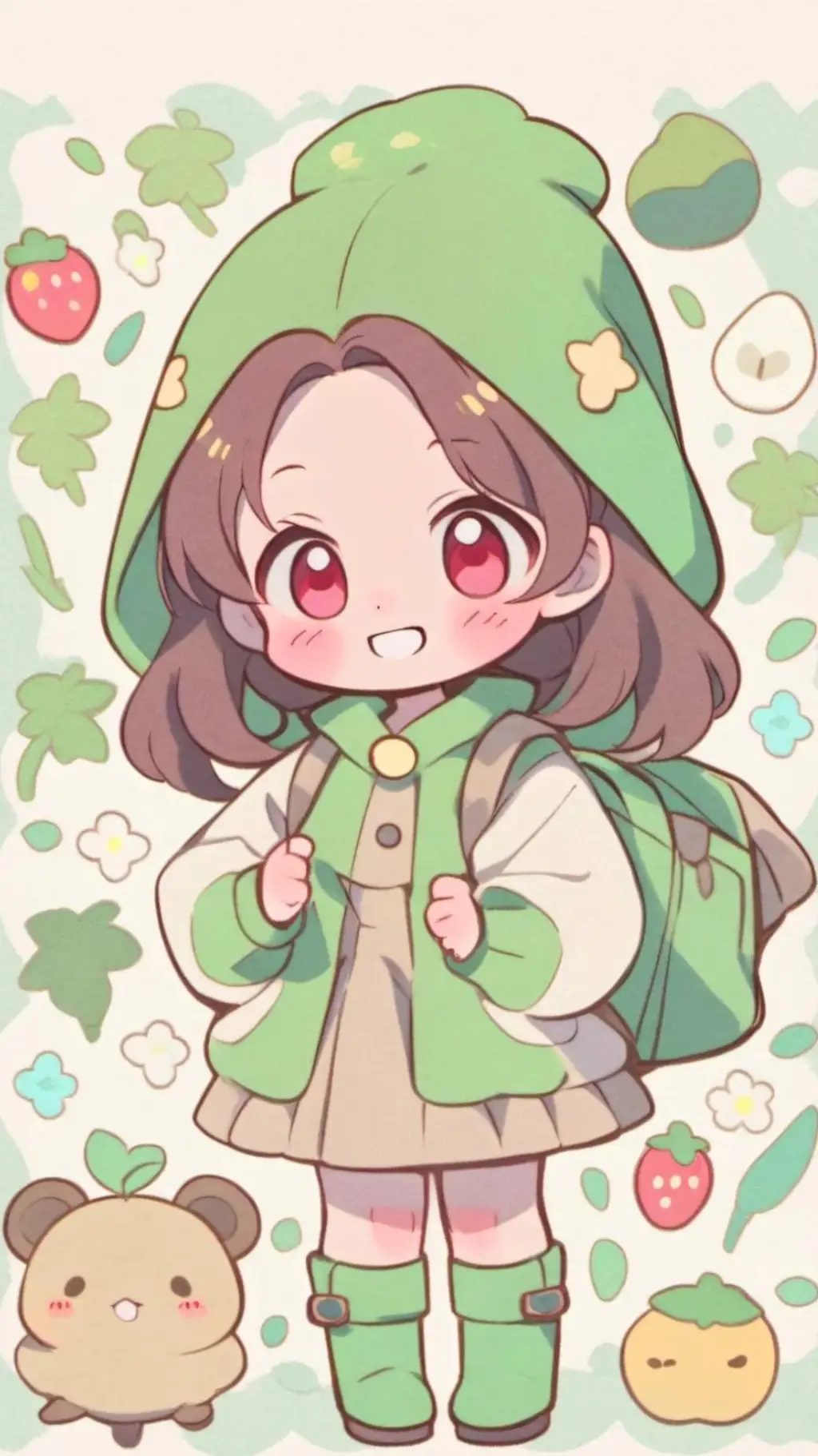 ai character: Poppy background