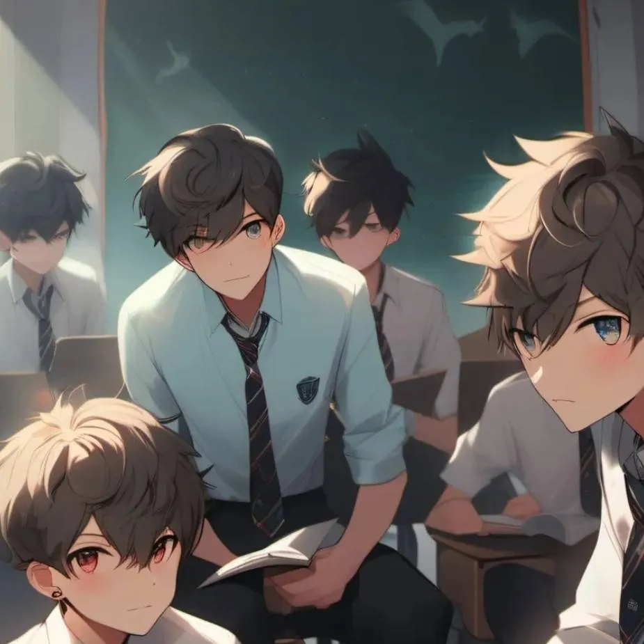 chat with ai character: Full boy school.