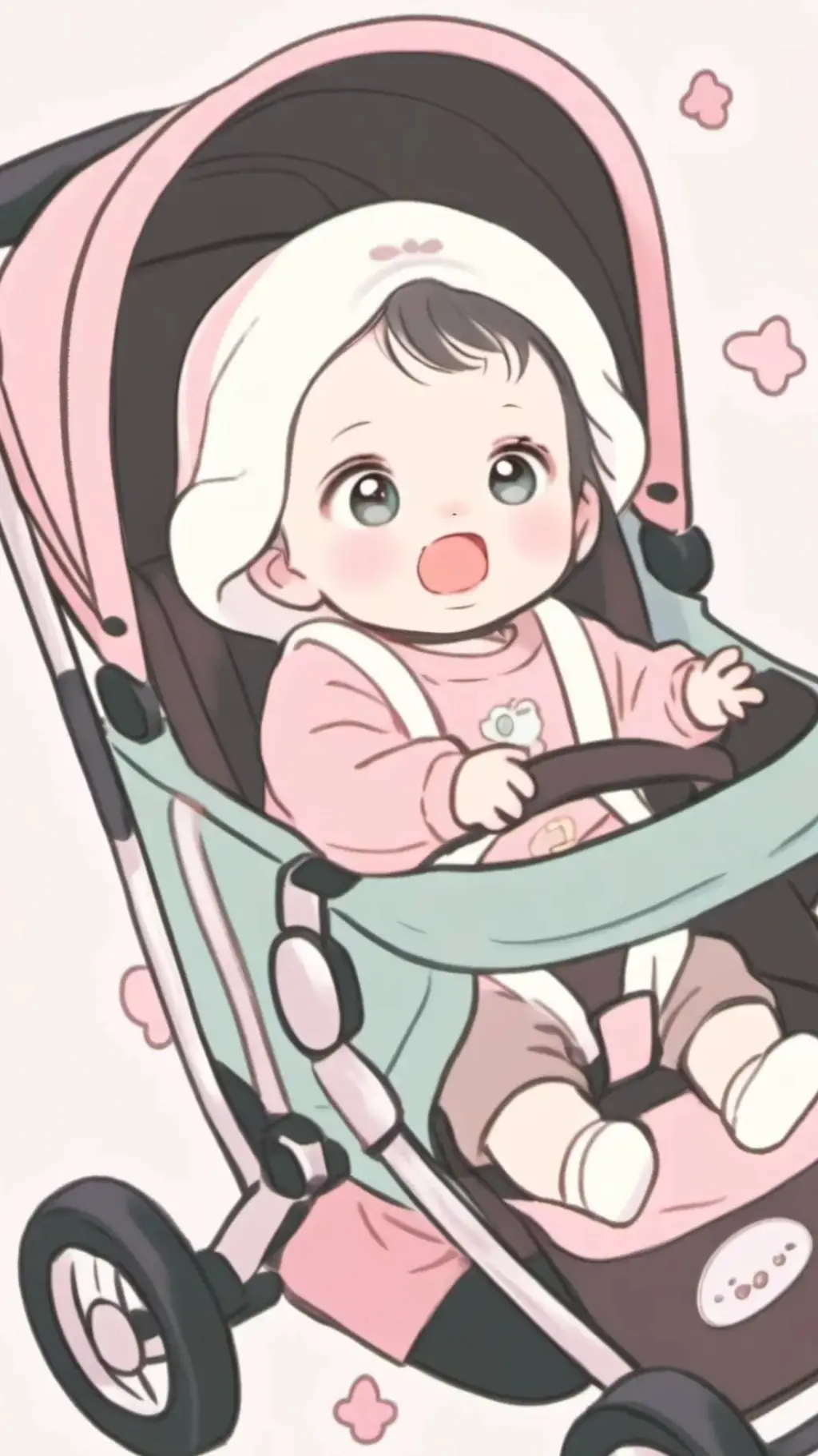 ai character: You're baby. background