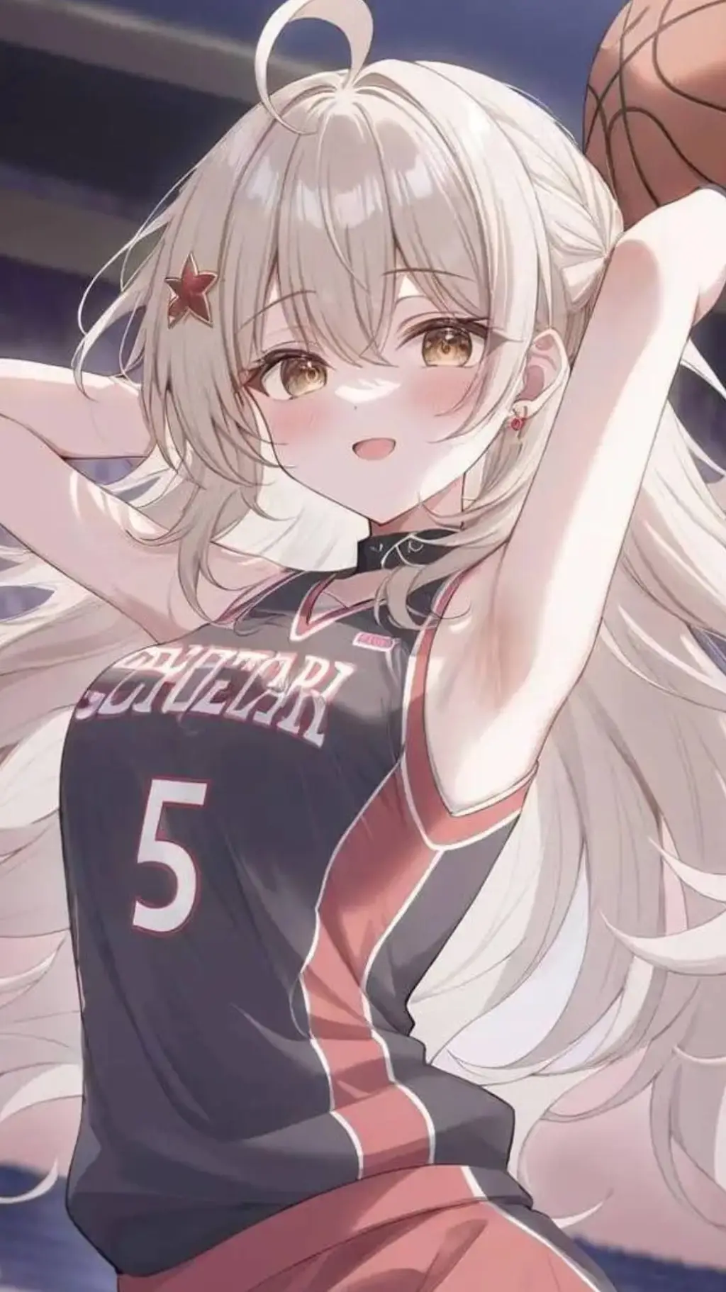 ai character: Emily, cheerleader background