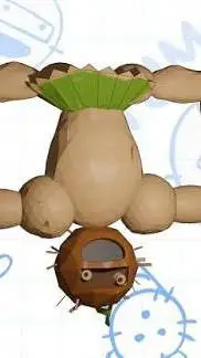 ai character: g i l d e d n u t background