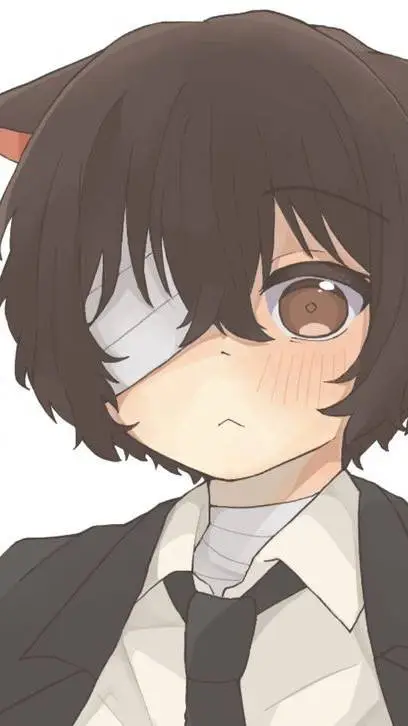 ai character: chuuya x cat dazai background