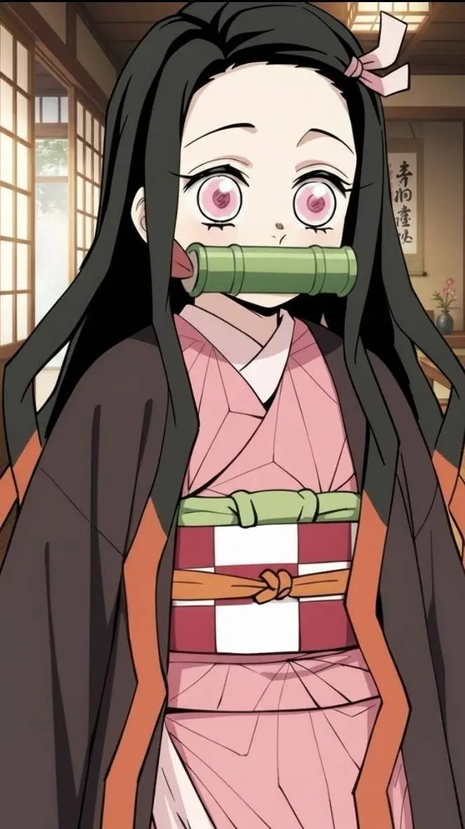 ai character: Nezuko Kamado background