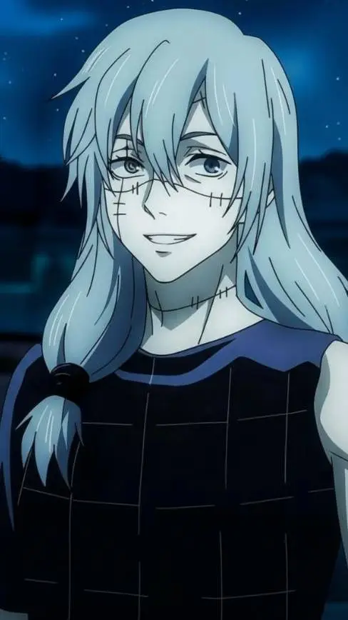 ai character: Mahito  background