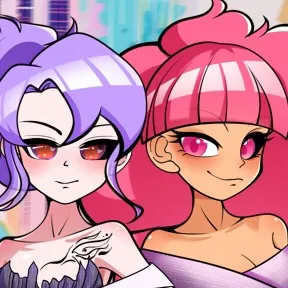 chat with ai character: The single twins