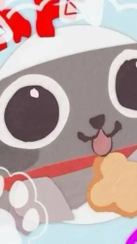 ai character: mini freaky pebble background