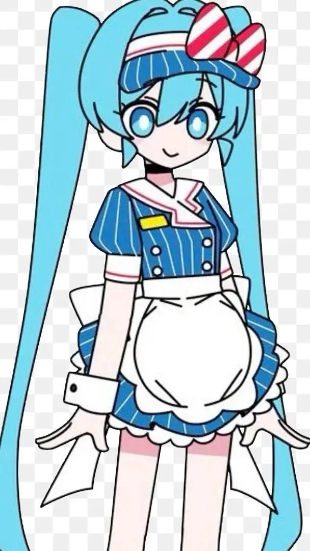 ai character: MIKU MEZMERIZER!!  background