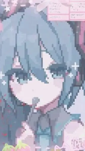 ai character: Miku hungry:D background