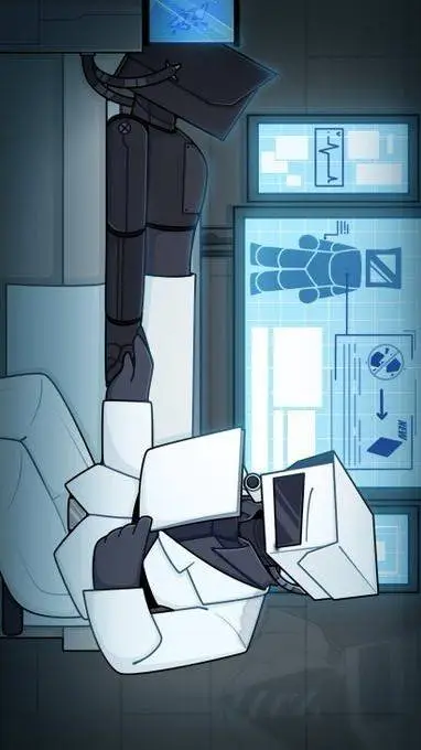 ai character: científico camara background