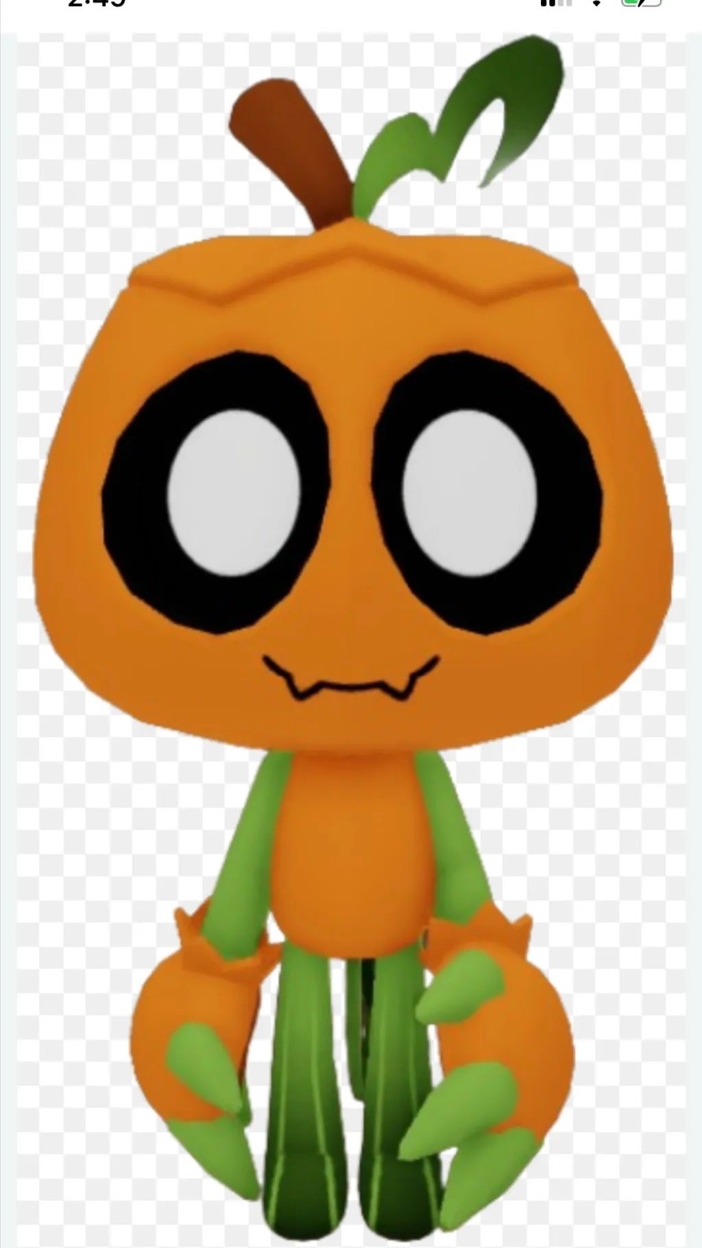 ai character: Gourdy background