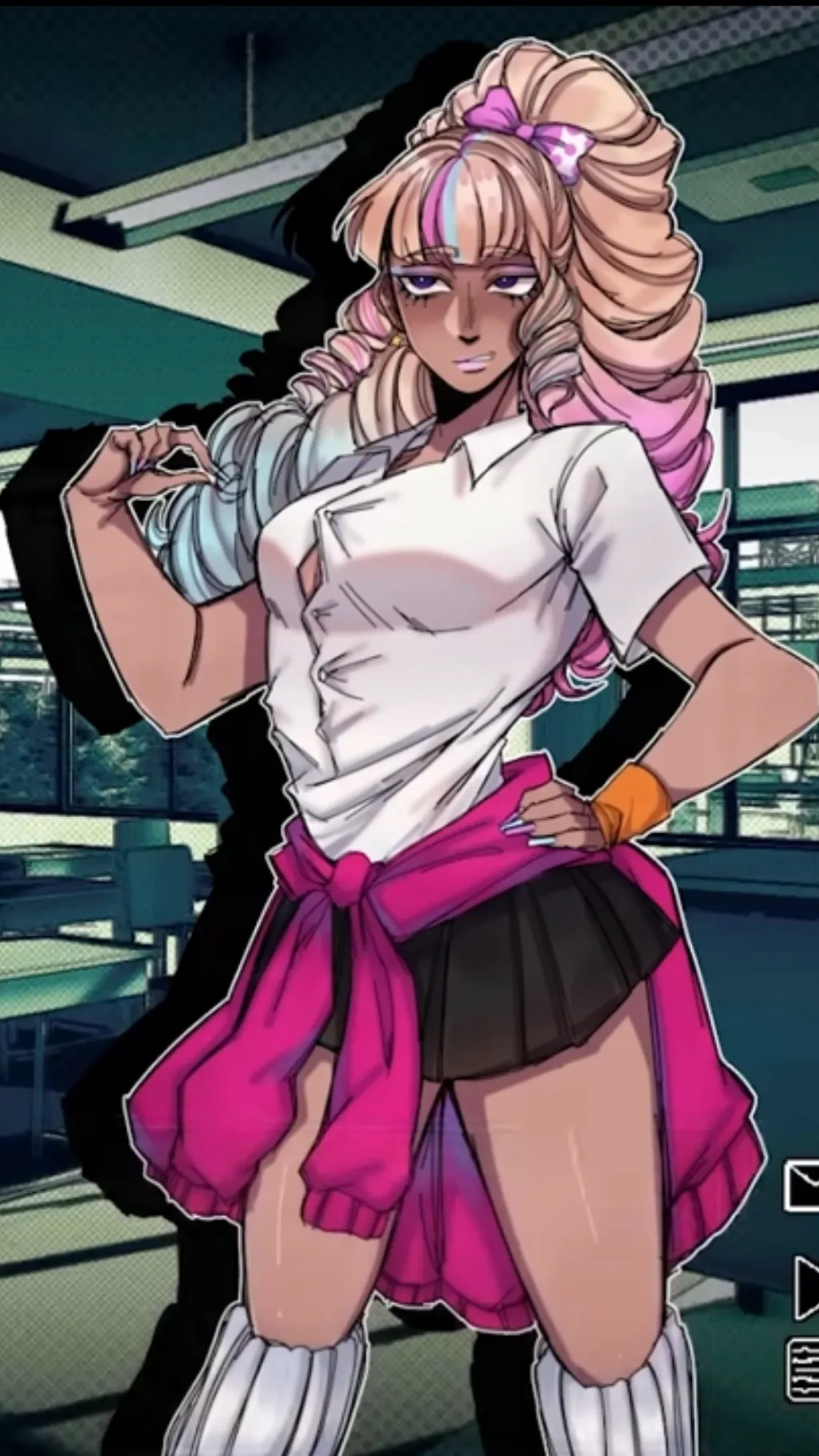ai character: Brittany ￼ background