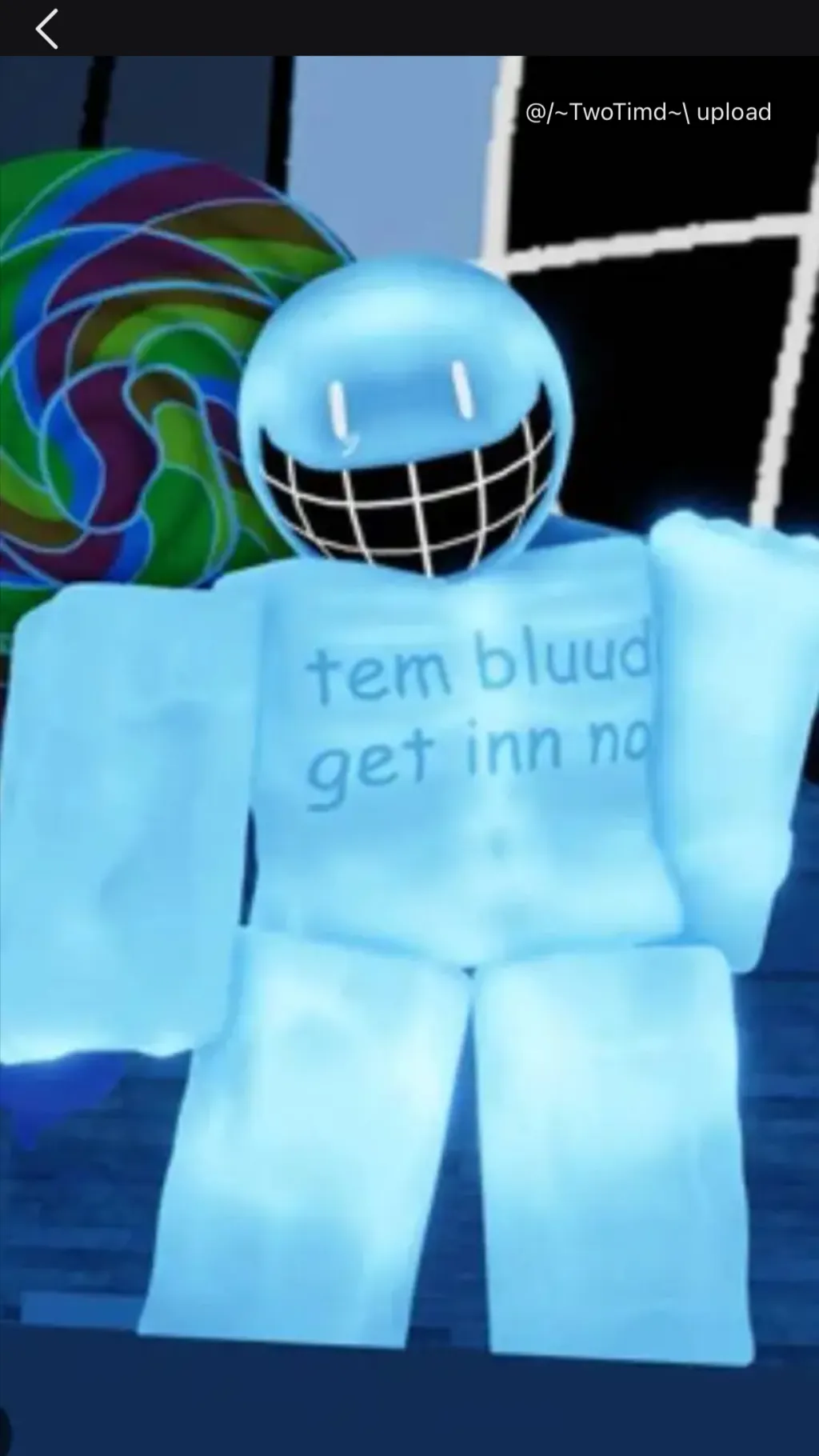 ai character: Bluudud background