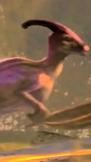 ai character: Parasaurolophus background