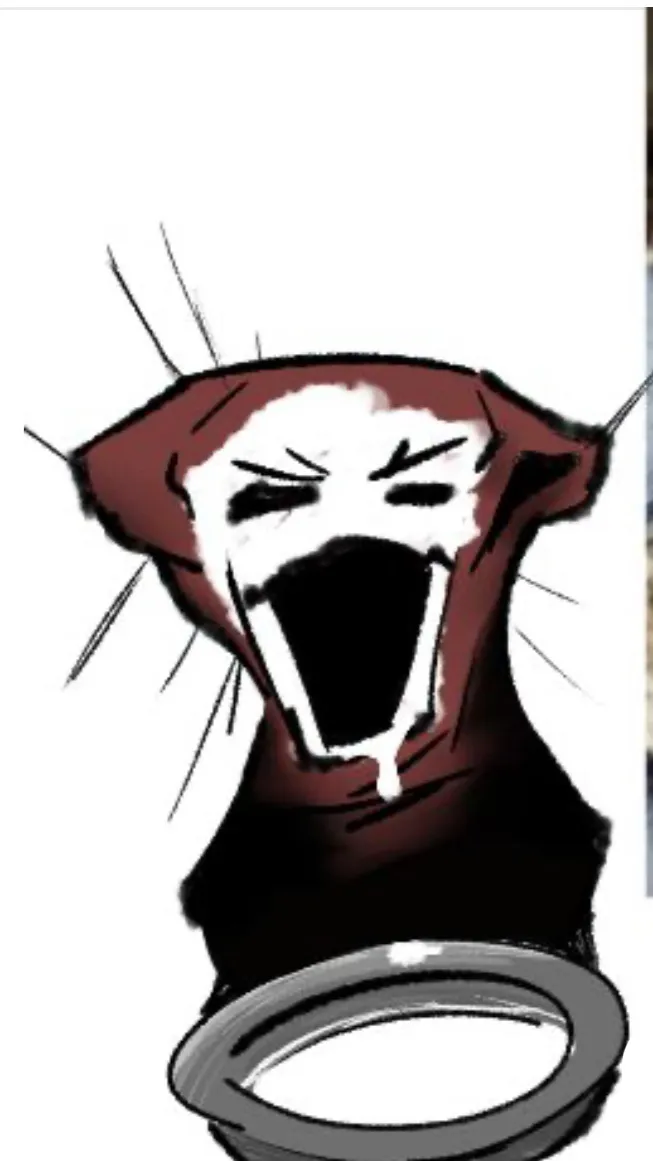 ai character: Boiled one drink,  background