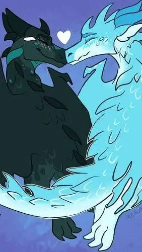 ai character: WINTERWATCHER🌙❄️ background