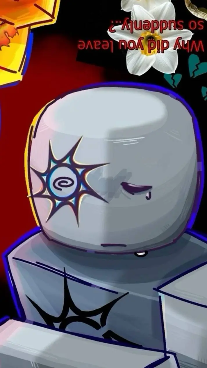 ai character: (BROKEN)SPAWN🖤🤍 background