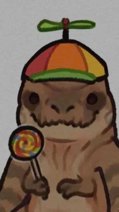 ai character: SILLY D-REX🍭🎉 background