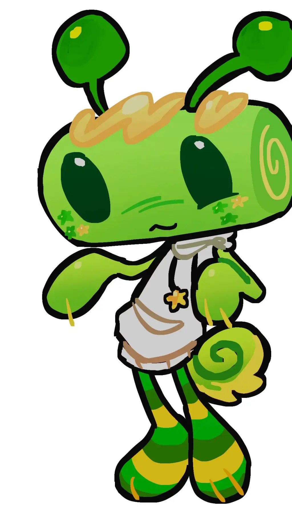 ai character: ALIƐN ᑢᓍSᘻᓍ👽🍰 background