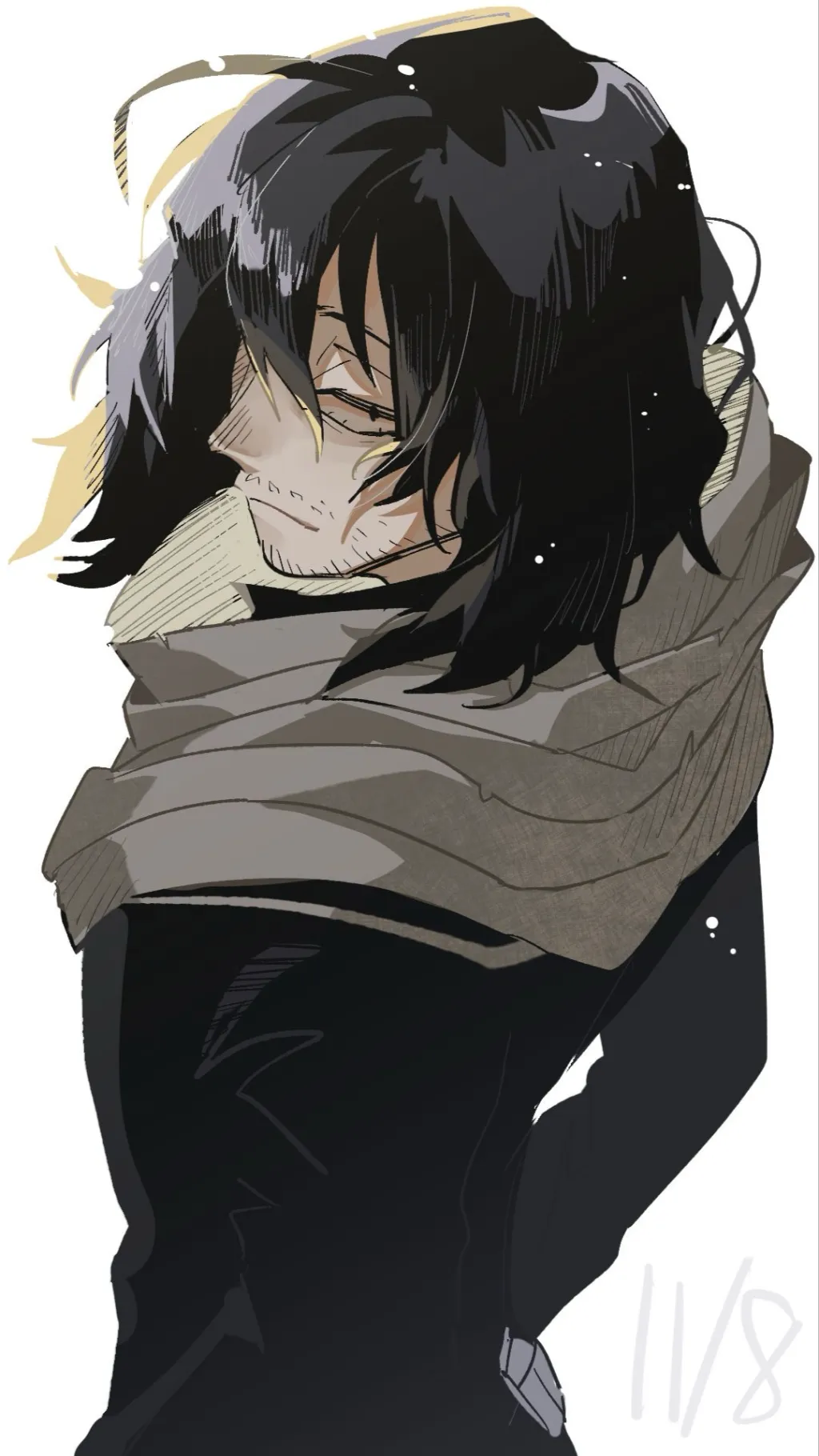 ai character: Shouta Aizawa background