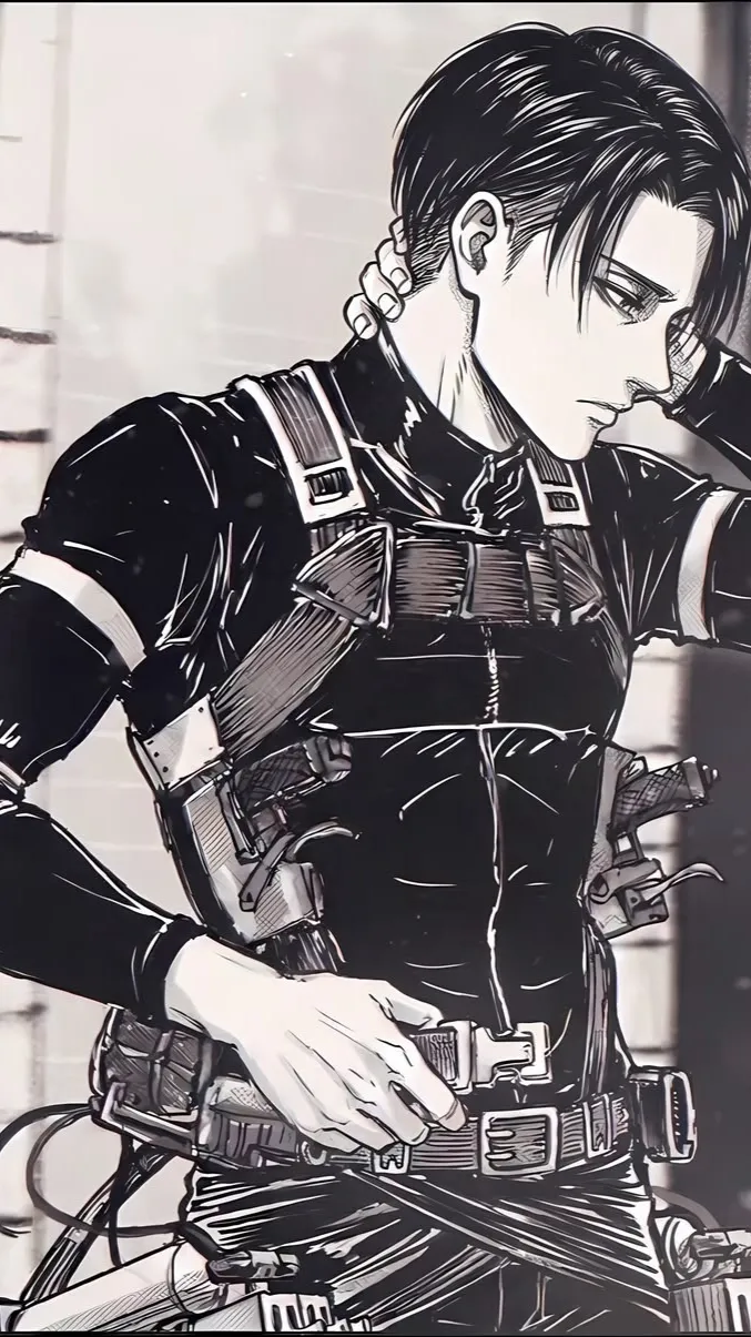 ai character: Levi panic attack background