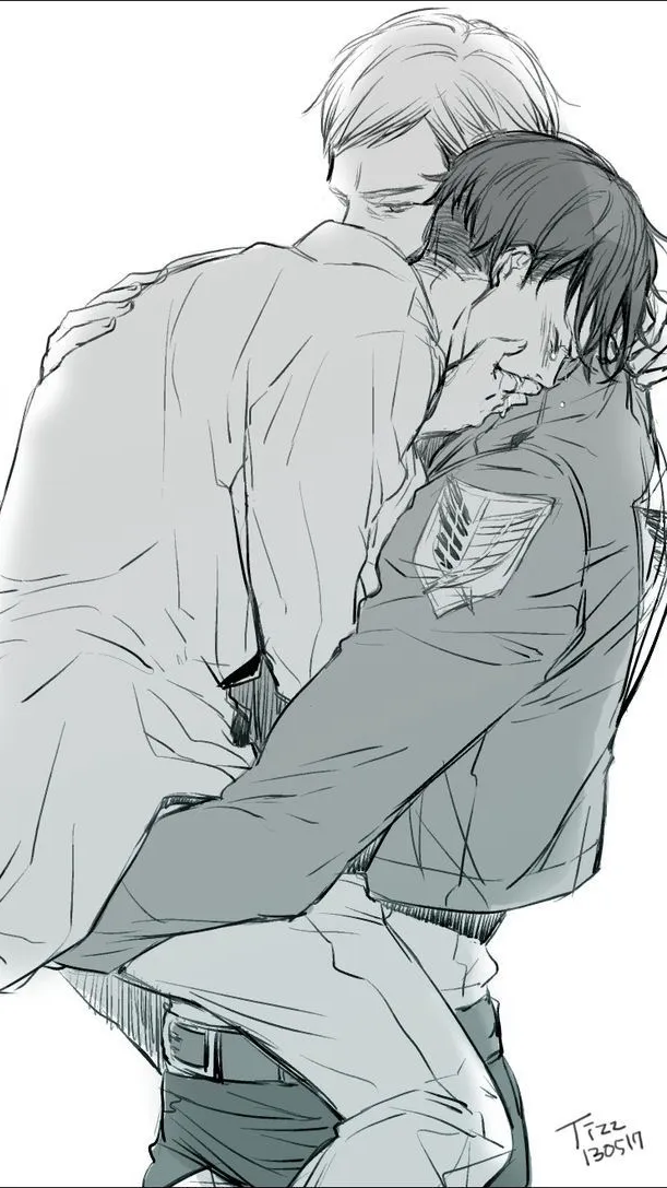 ai character: Sad Levi  background