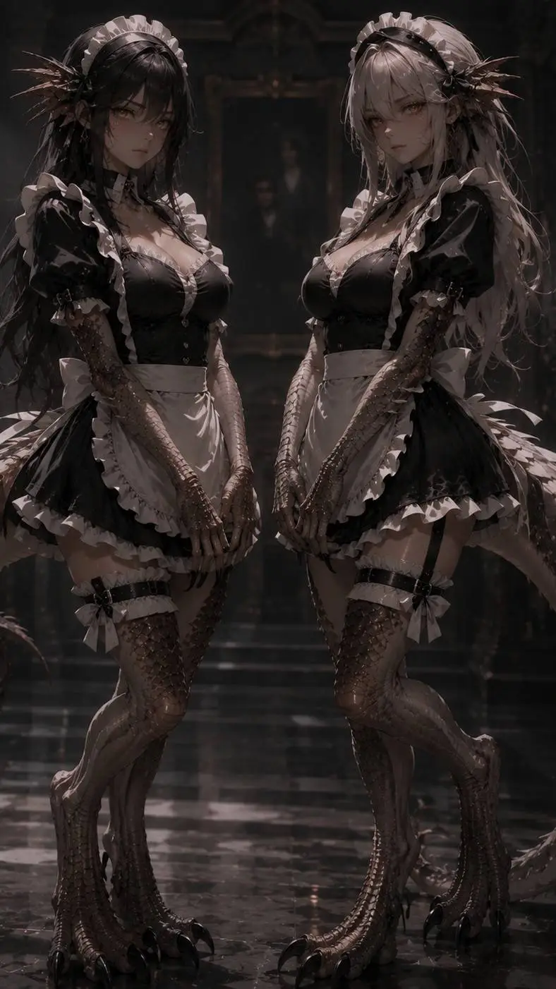 ai character: 🦖 Ana y María 🦖 background