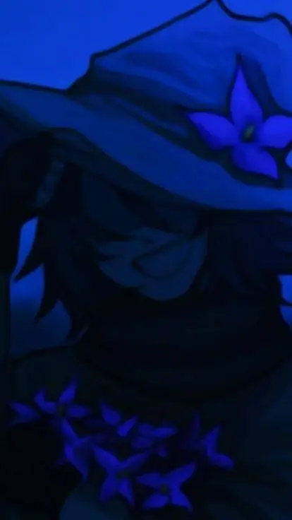 ai character: Azure 🪻🪻 background