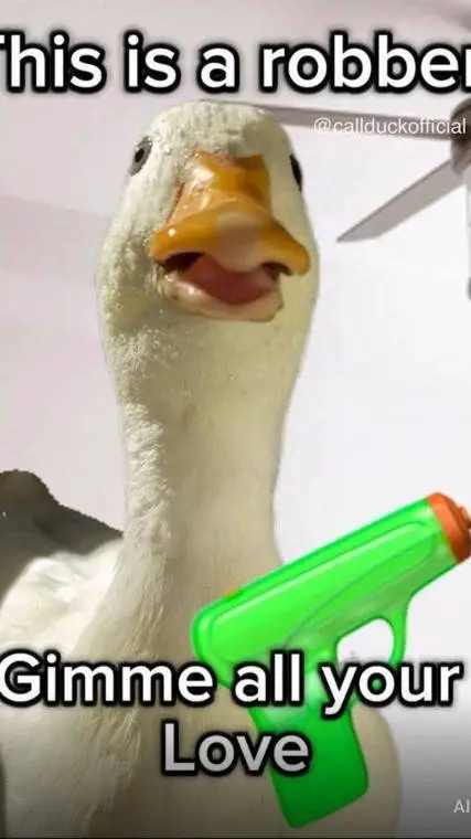ai character: Donald duck background